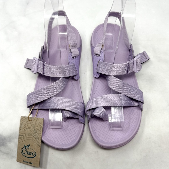 NWT Chaco Lowdown 2 Lavender Outdoor Flat Dad Sandals Waterproof Gorpcore W 7 - Picture 3 of 12